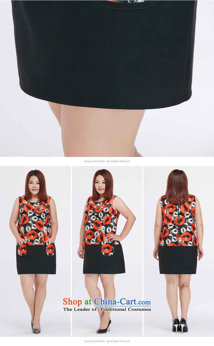 Msshe xl women 2015 new autumn and winter flower stamp forming the MM thick vest dresses 10286 Black XL offset most of the Code Red Flower Picture, prices, brand platters! The elections are supplied in the national character of distribution, so action, buy now enjoy more preferential! As soon as possible.