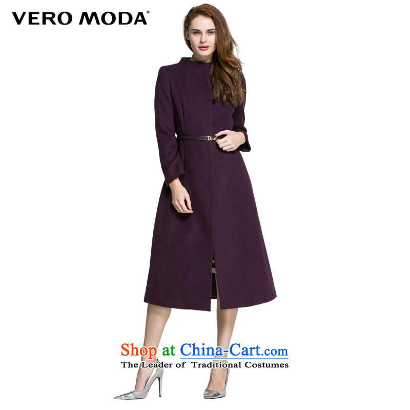 Vero moda Sau San-personality collar shape design single row detained flap |315327038 gross? First black overcoat165_84A_M 014