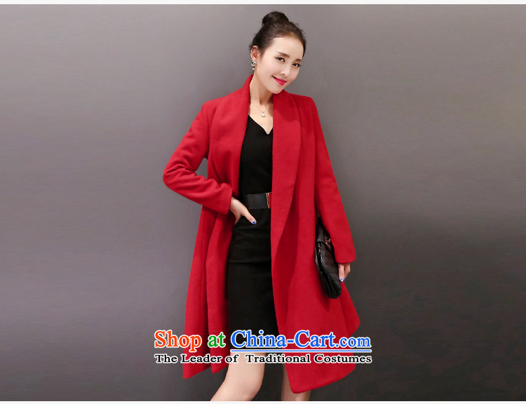 Vacuum foil is Windsor jacket women 2015 winter new products in the women's long Korean thick hair? coats, wool Sau San a wool coat female red L picture, prices, brand platters! The elections are supplied in the national character of distribution, so action, buy now enjoy more preferential! As soon as possible.