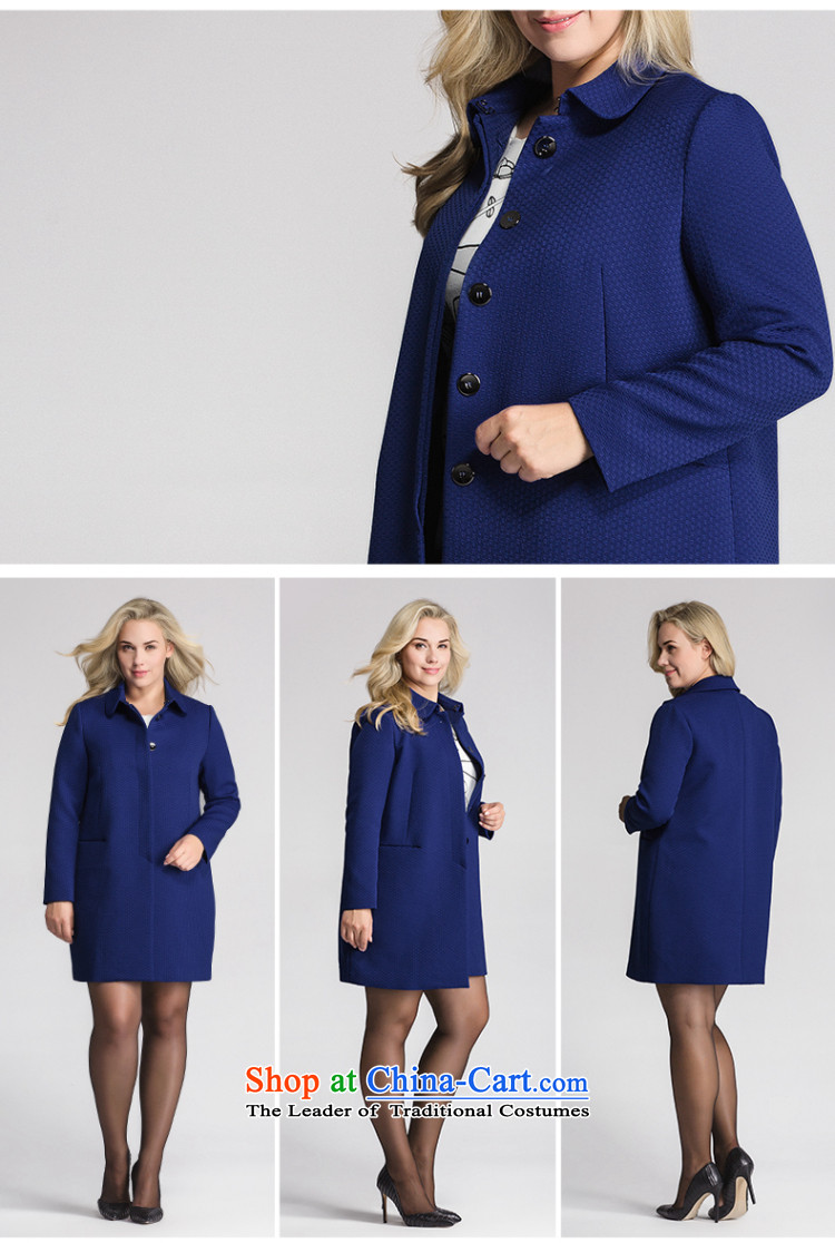 The former Yugoslavia mecca for larger women 2015 Autumn New) thick mm stylish cardigan long jacket, female 953041390 pre-sale 12.12 blue shipment 2XL Photo, prices, brand platters! The elections are supplied in the national character of distribution, so action, buy now enjoy more preferential! As soon as possible.