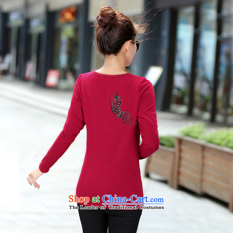 O to large Robin T-shirts, forming the long-sleeved shirt autumn relaxd the lint-free wine red 06303 105-120), the burden of recommendations XL( Australia Robin (AOKROBIN) , , , shopping on the Internet