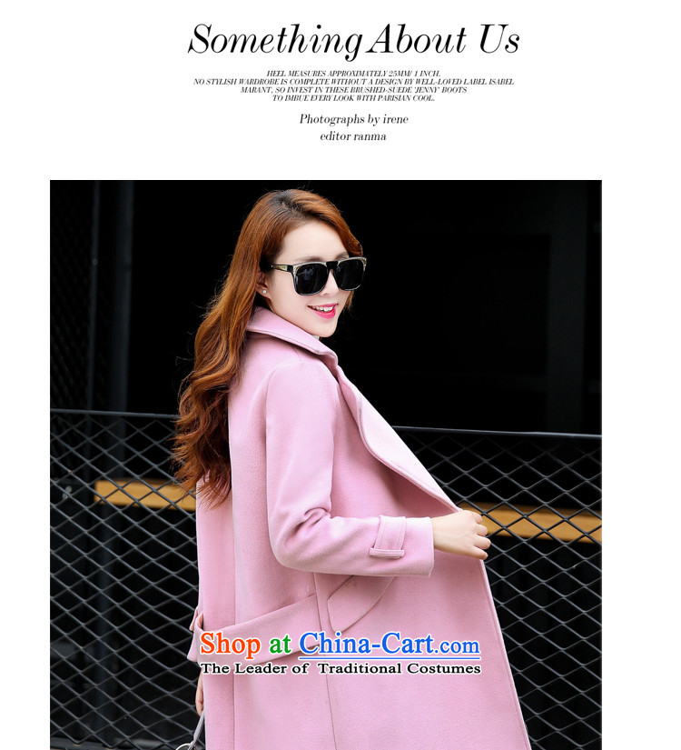 2015 Fall/Winter Collections Korean trendy suits for Sau San normal gross jacket coat? female beige M picture, prices, brand platters! The elections are supplied in the national character of distribution, so action, buy now enjoy more preferential! As soon as possible.