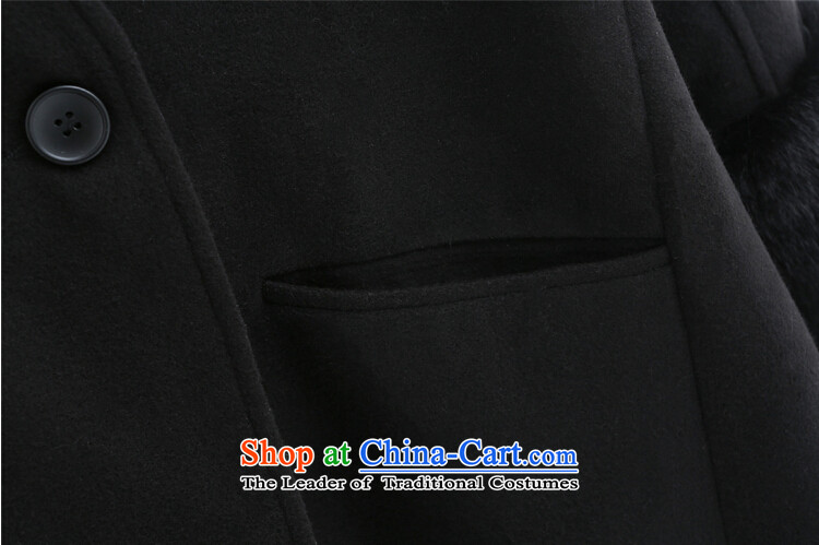 Long)? coats LINKTINA female Western Wind autumn and winter new plus fluff? female coats thick a wool coat L1286 female black plus lint-free pictures, prices, S brand platters! The elections are supplied in the national character of distribution, so action, buy now enjoy more preferential! As soon as possible.