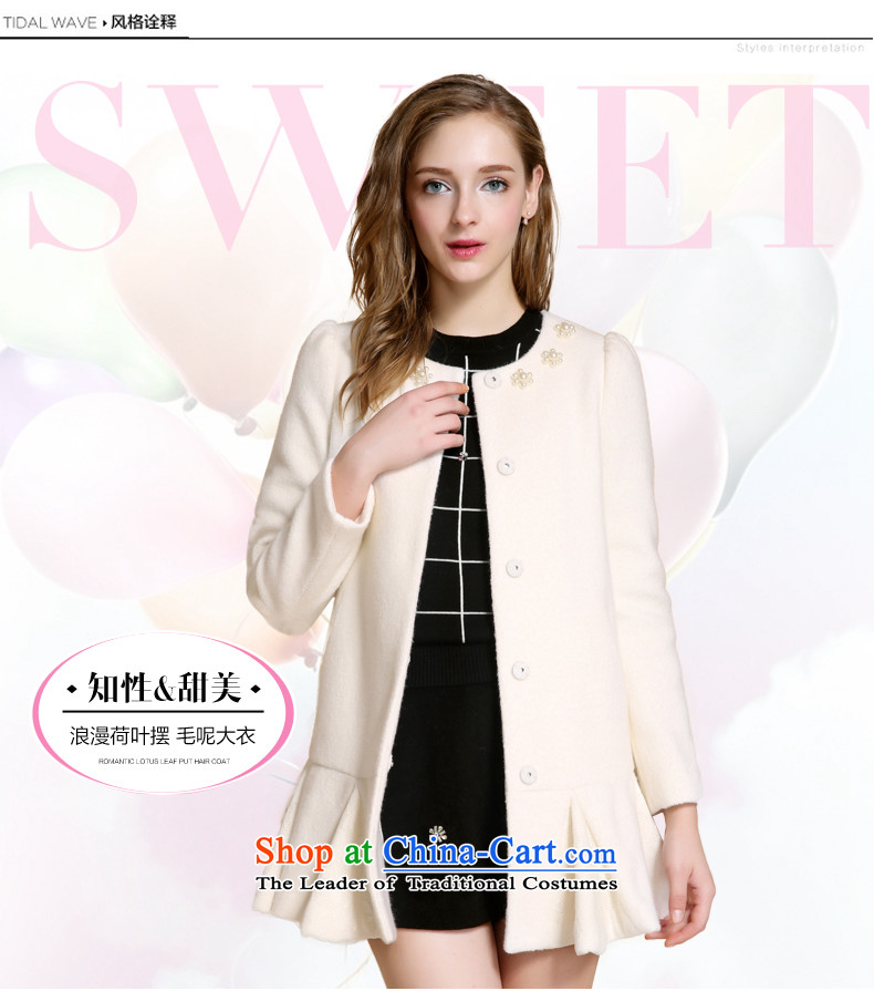 Chaplain who 2015 winter clothing new women's sweet romantic lace splicing pin bead knitting gross? This overcoat 160/84A/M picture, prices, brand platters! The elections are supplied in the national character of distribution, so action, buy now enjoy more preferential! As soon as possible.