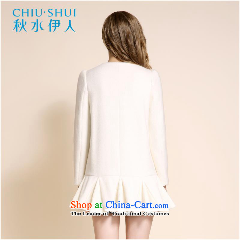 Chaplain who 2015 winter clothing new women's sweet romantic lace splicing pin bead knitting gross? This overcoat 160/84A/M, chaplain who has been pressed shopping on the Internet