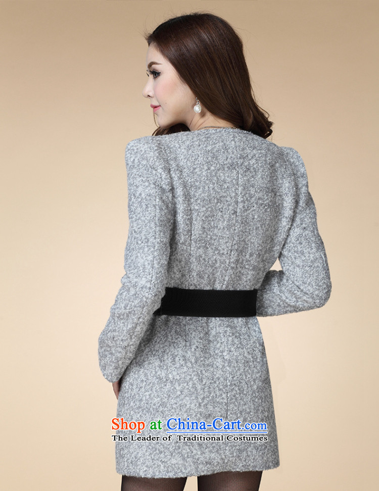 Deere Princess OSCE Lai 2015 winter in new women's long)? sub jacket Korean Thin Dark deduction of Sau San video female hair? coats DF3109 gray and black L picture, prices, brand platters! The elections are supplied in the national character of distribution, so action, buy now enjoy more preferential! As soon as possible.