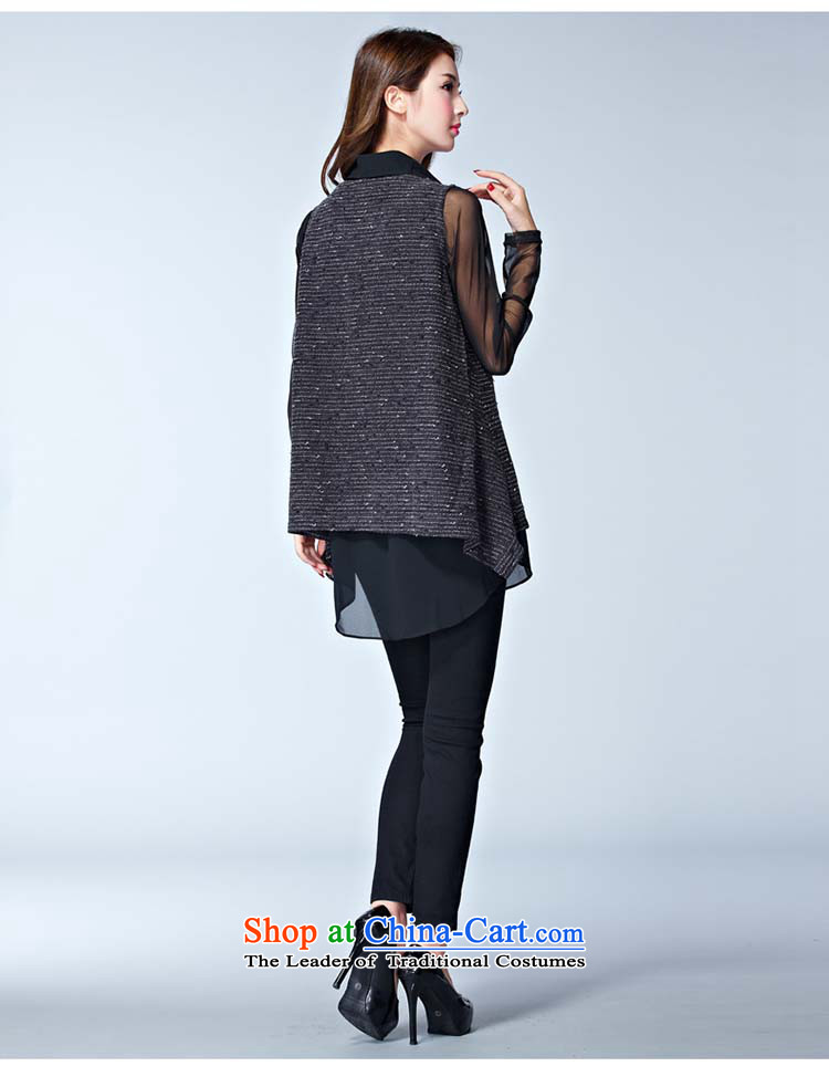 Elisabeth wa concluded card large sweater female increased to 2015 won version and thick clothes female autumn forming the mm thick sister replacing two kits for larger knitted gray XXL suitable for 120 to 140 catties of Fat Fat Picture, prices, brand platters! The elections are supplied in the national character of distribution, so action, buy now enjoy more preferential! As soon as possible.