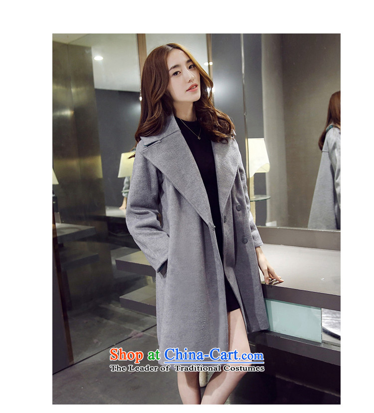 Mya Pak gross? 2015 autumn and winter coats new women's thick fashion, long-Wind Jacket Korean orange L picture, prices, brand platters! The elections are supplied in the national character of distribution, so action, buy now enjoy more preferential! As soon as possible.