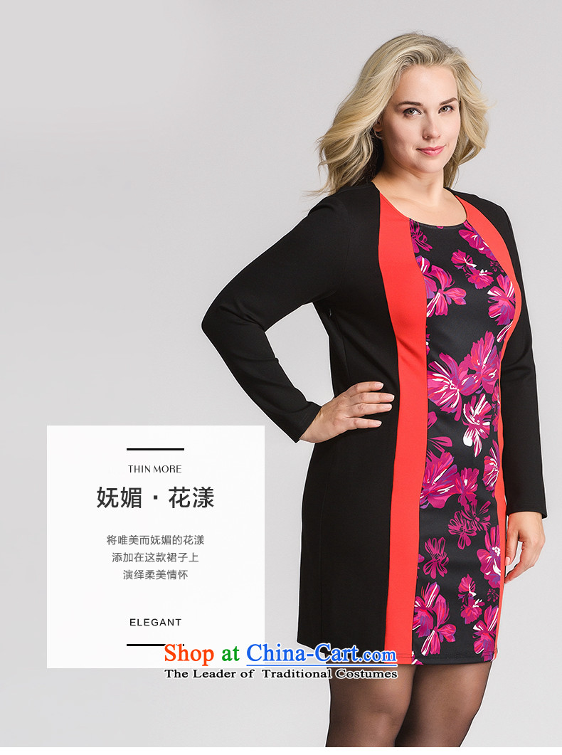 The former Yugoslavia Mak Yugoslavia Migdal Code women 2015 Autumn new stylish mm thick Sau San dress 953101456  6XL black picture, prices, brand platters! The elections are supplied in the national character of distribution, so action, buy now enjoy more preferential! As soon as possible.