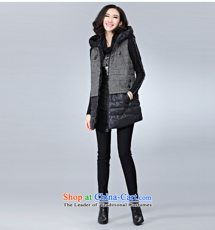 Gigi Lai Cayman large Coe female ãþòâ winter waistcoat 2015 new product expertise mm thick, Hin thin sister Korean girl in Algeria cotton coat long jacket, black  2XL Photo, prices, brand platters! The elections are supplied in the national character of distribution, so action, buy now enjoy more preferential! As soon as possible.