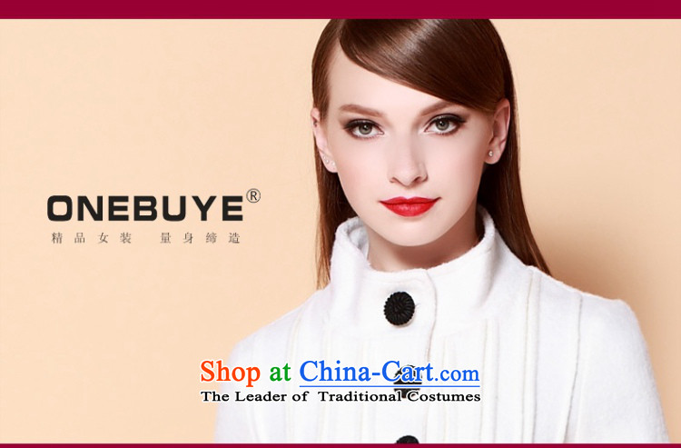 Onebuye pure color autumn and winter Sau San video thin collar single row is long hair white jacket coat? M picture, prices, brand platters! The elections are supplied in the national character of distribution, so action, buy now enjoy more preferential! As soon as possible.