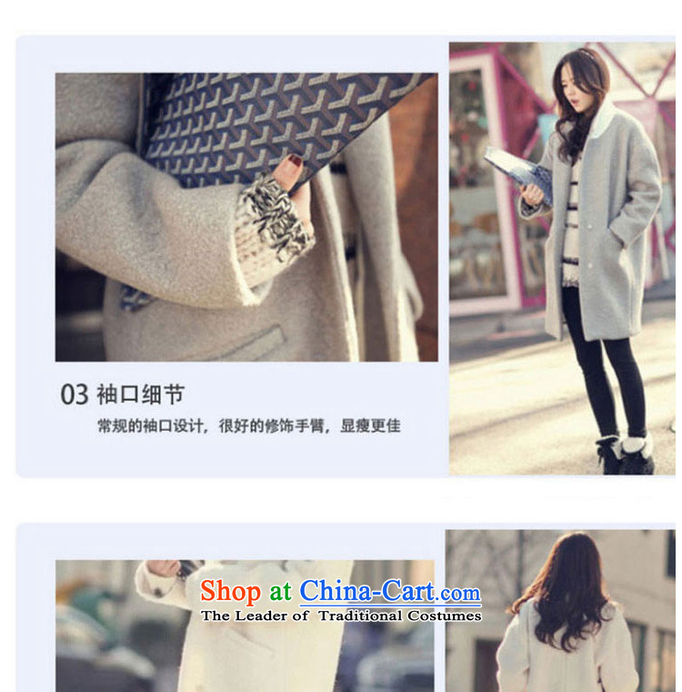 Gross coats women XZOO2015? jacket korea long version? Boxed children wool winter new gray  S picture, prices, brand platters! The elections are supplied in the national character of distribution, so action, buy now enjoy more preferential! As soon as possible.