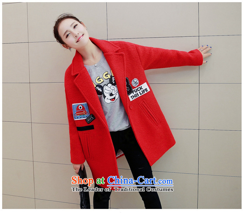 E P and estimated 2015 Athena autumn and winter female new Korean version of the gross-Stasis Cocoon-coats YS839? RED M picture, prices, brand platters! The elections are supplied in the national character of distribution, so action, buy now enjoy more preferential! As soon as possible.