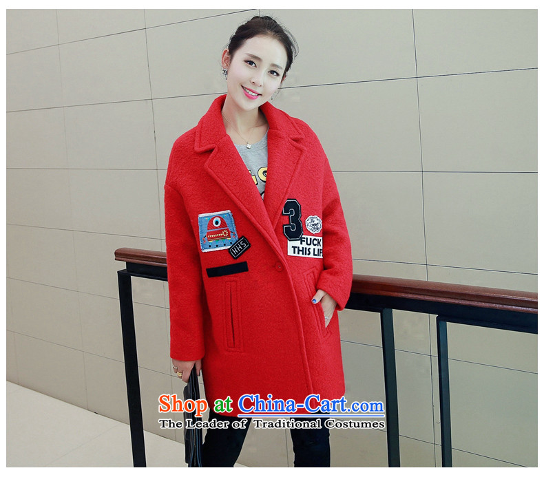 E P and estimated 2015 Athena autumn and winter female new Korean version of the gross-Stasis Cocoon-coats YS839? RED M picture, prices, brand platters! The elections are supplied in the national character of distribution, so action, buy now enjoy more preferential! As soon as possible.