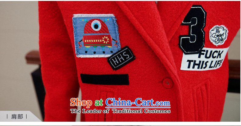 E P and estimated 2015 Athena autumn and winter female new Korean version of the gross-Stasis Cocoon-coats YS839? RED M picture, prices, brand platters! The elections are supplied in the national character of distribution, so action, buy now enjoy more preferential! As soon as possible.