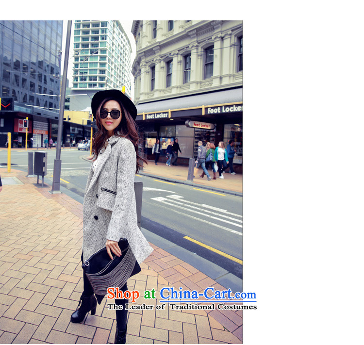 Korea has the Korean version of the Dag Hammarskjöld yi 2015 winter clothing in new women's long double-jacket GW5515?(2) gross gray S picture, prices, brand platters! The elections are supplied in the national character of distribution, so action, buy now enjoy more preferential! As soon as possible.