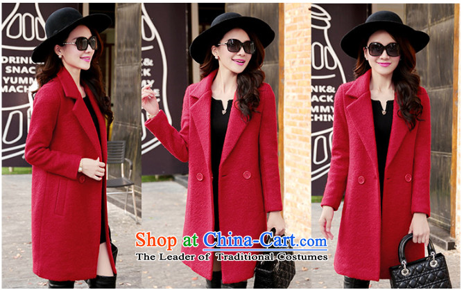 Weiwei Chen No. 2015 autumn and winter new Korean fashion in the temperament of Sau San video thin a wool coat gross? jacket 1-866-982-8688 red XL Photo, prices, brand platters! The elections are supplied in the national character of distribution, so action, buy now enjoy more preferential! As soon as possible.