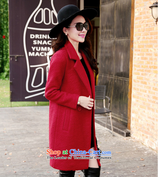 Weiwei Chen No. 2015 autumn and winter new Korean fashion in the temperament of Sau San video thin a wool coat gross? jacket 1-866-982-8688 red XL Photo, prices, brand platters! The elections are supplied in the national character of distribution, so action, buy now enjoy more preferential! As soon as possible.