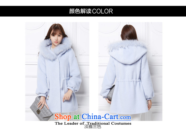 Gross girls jacket? long shadow 2015 winter incense new Korean Nuclear Sub maoulen cap a wool coat Solid Color Blue M picture, prices, brand platters! The elections are supplied in the national character of distribution, so action, buy now enjoy more preferential! As soon as possible.