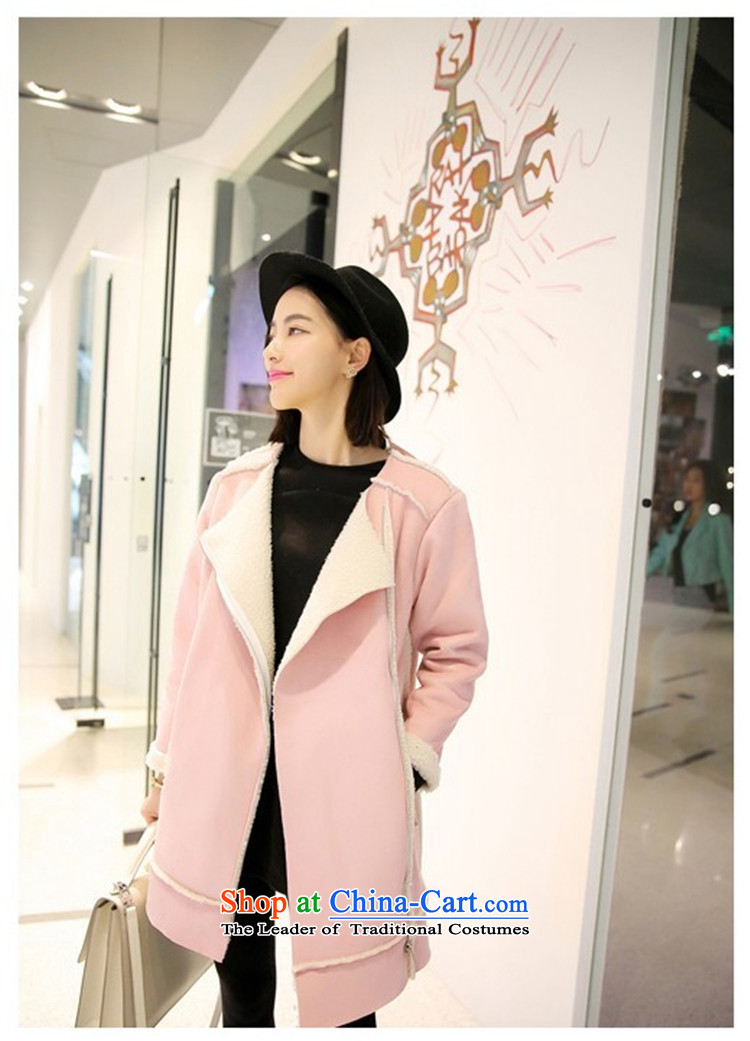 Jane can also load the autumn and winter 2015 new pink coat female Korean gross? Edition long Chamois Velvet jacket pink M(100-110 065 catties) Picture, prices, brand platters! The elections are supplied in the national character of distribution, so action, buy now enjoy more preferential! As soon as possible.
