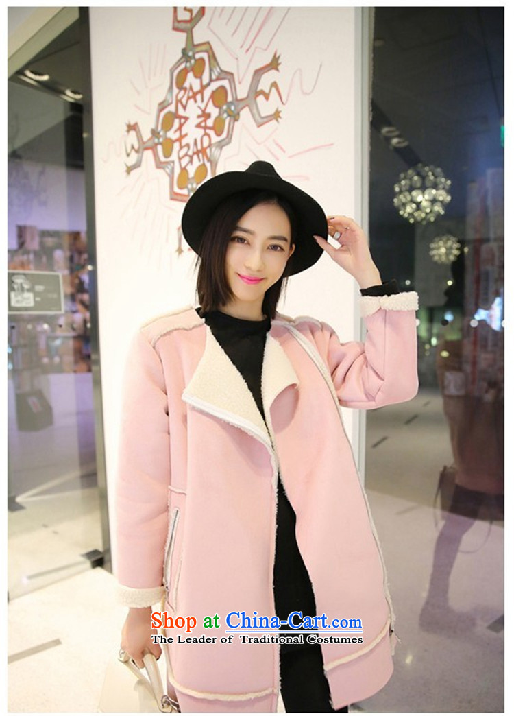 Jane can also load the autumn and winter 2015 new pink coat female Korean gross? Edition long Chamois Velvet jacket pink M(100-110 065 catties) Picture, prices, brand platters! The elections are supplied in the national character of distribution, so action, buy now enjoy more preferential! As soon as possible.