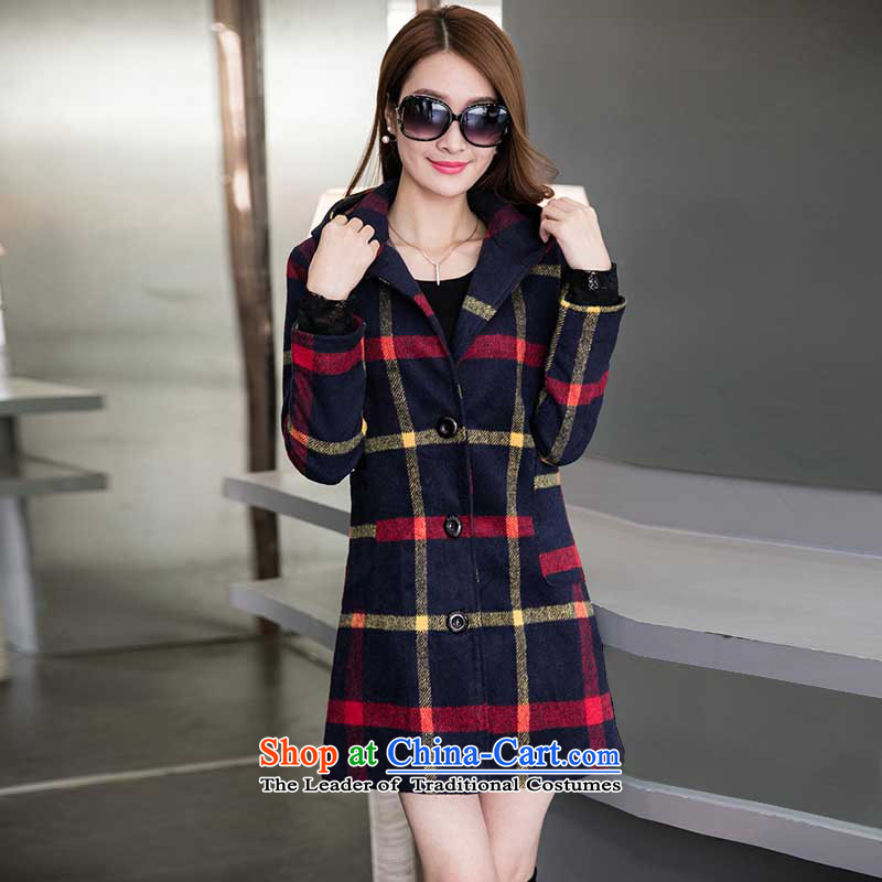 According to Lin Po-2015 winter clothing New Sau San Box long coats of female ez5292? red and yellow cypress according to Lin, L (boyilian) , , , shopping on the Internet