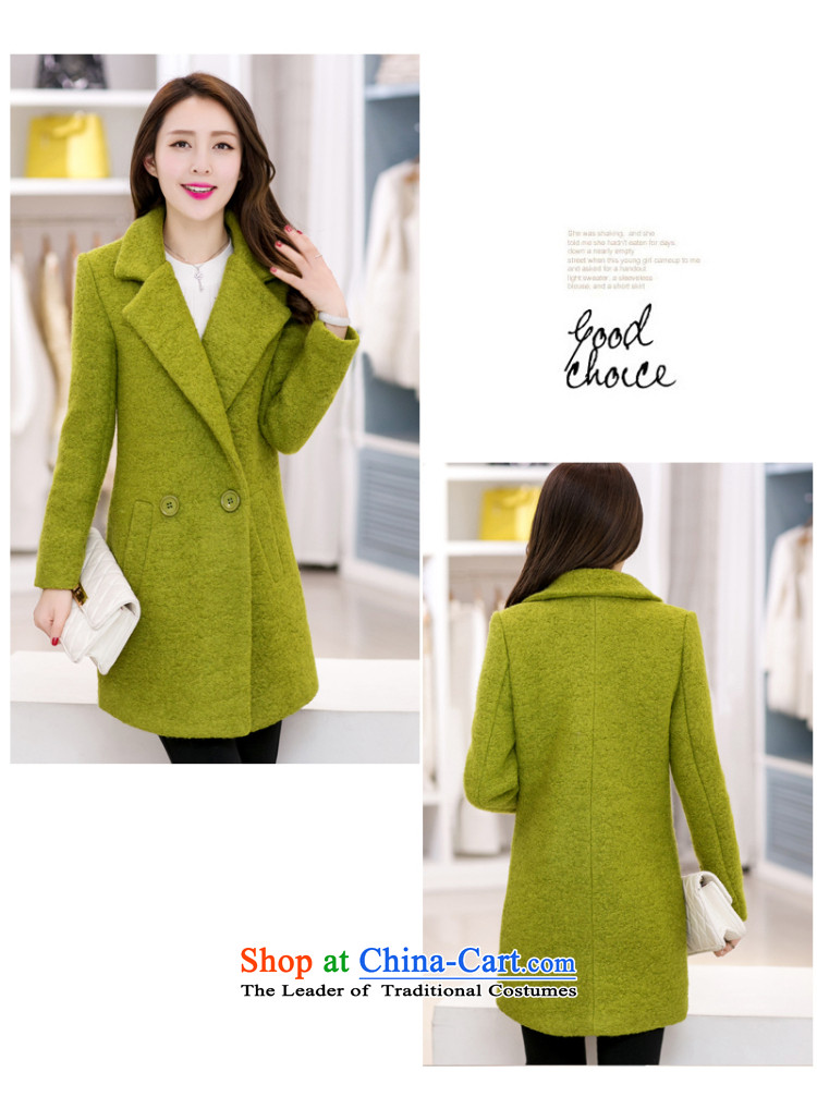 Mr Ngan, 2015 autumn and winter in new long jacket, gross? female 800 green color coats M picture, prices, brand platters! The elections are supplied in the national character of distribution, so action, buy now enjoy more preferential! As soon as possible.