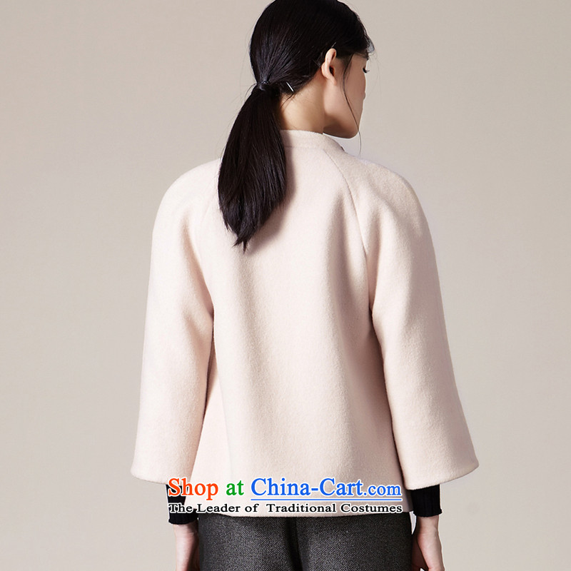 October 2015 autumn and winter legendary new products?(A) short hair type Spike beads small collar jacket SSW505718 apricot color toner 160/M, October legendary OCT.LEGEND () , , , shopping on the Internet