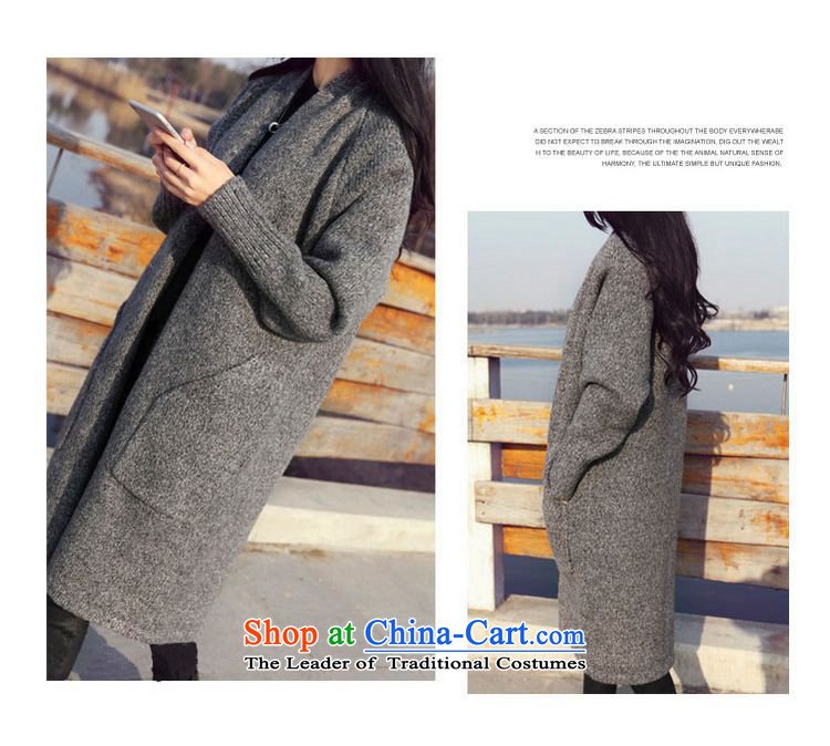 At the beginning of the autumn and winter 2015 Sophie Korean version of large numbers of ladies relaxd thick mm video thin minimalist thick long-sleeved sweater in long cardigan 200 catties can penetrate the commission will gray photo, prices, brand platters! The elections are supplied in the national character of distribution, so action, buy now enjoy more preferential! As soon as possible.