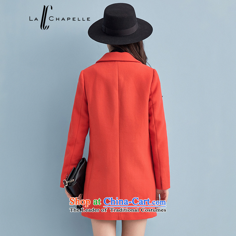 La Chapelle 2015 winter new knocked over the edge thickness suit color for a deduction certified checkâ S,la female chapelle,,, coats shopping on the Internet