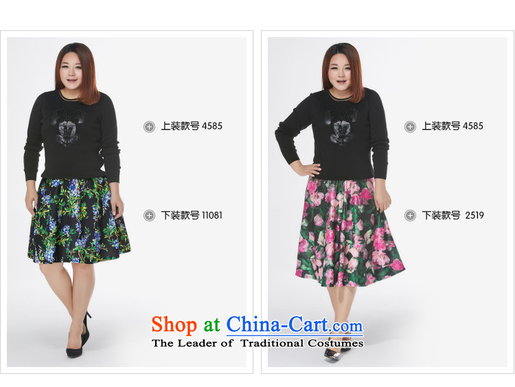 Msshe xl women 2015 New Fall/Winter Collections thick MM cartoon images of the Breast sweater pullovers 4585th black 2XL Photo, prices, brand platters! The elections are supplied in the national character of distribution, so action, buy now enjoy more preferential! As soon as possible.