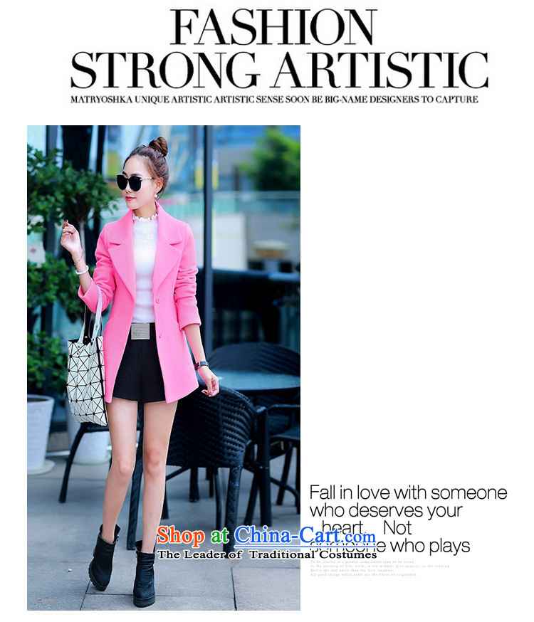 Sophia Economy 2015 stylish wool coat girl in long?)? The children with Sau San autumn and winter, Ms. windbreaker leisure long-sleeved pink S picture, prices, brand platters! The elections are supplied in the national character of distribution, so action, buy now enjoy more preferential! As soon as possible.