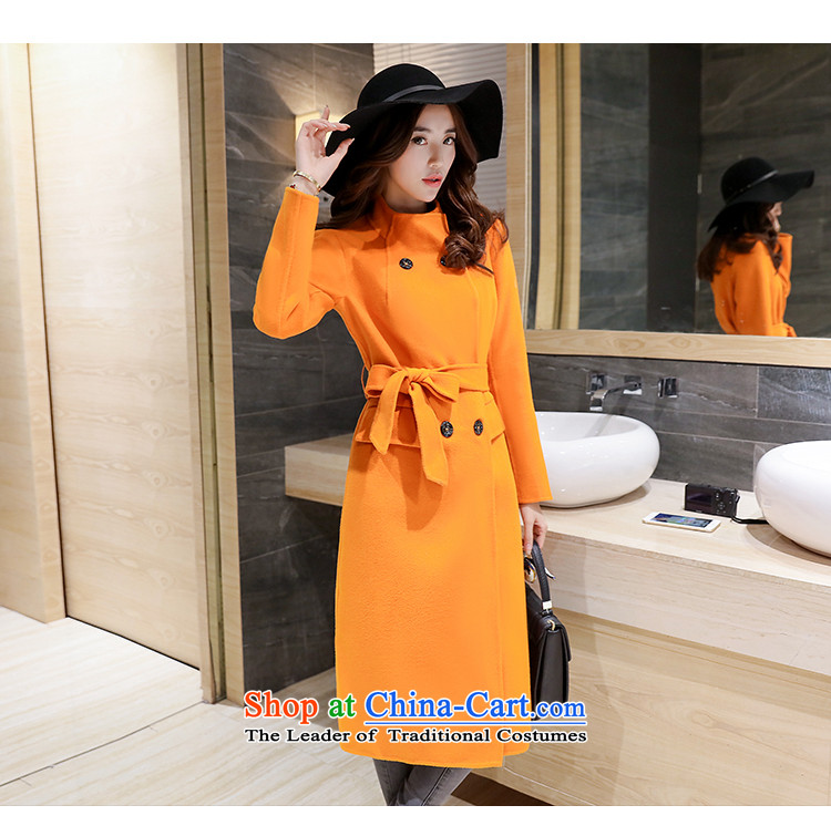 Sin has loaded the autumn and winter 2015 new Korean citizenry video thin stylish pure color in long hair? coats female orange L picture, prices, brand platters! The elections are supplied in the national character of distribution, so action, buy now enjoy more preferential! As soon as possible.