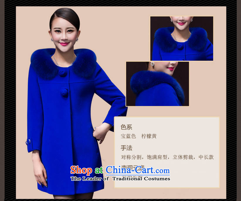 Refer to Doi fen 2015 autumn and winter in new long hair? jacket coat a wool coat female 6,393 Blue L picture, prices, brand platters! The elections are supplied in the national character of distribution, so action, buy now enjoy more preferential! As soon as possible.