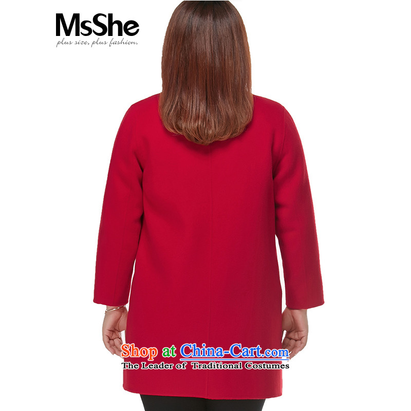 Large msshe women 2015 new autumn and winter 97% wool double-sided gross jacket for pre-sale? 10455 Red 2XL, Susan Carroll, the poetry Yee (MSSHE),,, shopping on the Internet
