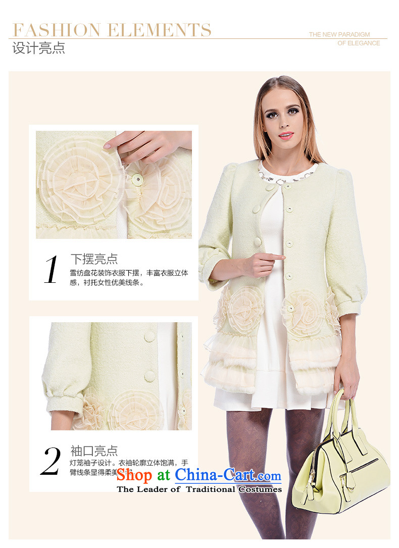 Zdorzi/ colorful Cheuk-yan 2015 autumn and winter new stylish 7 lanterns take long-sleeved stereo gross jacket 928302? Mr Gary CHENG green M photo light, prices, brand platters! The elections are supplied in the national character of distribution, so action, buy now enjoy more preferential! As soon as possible.