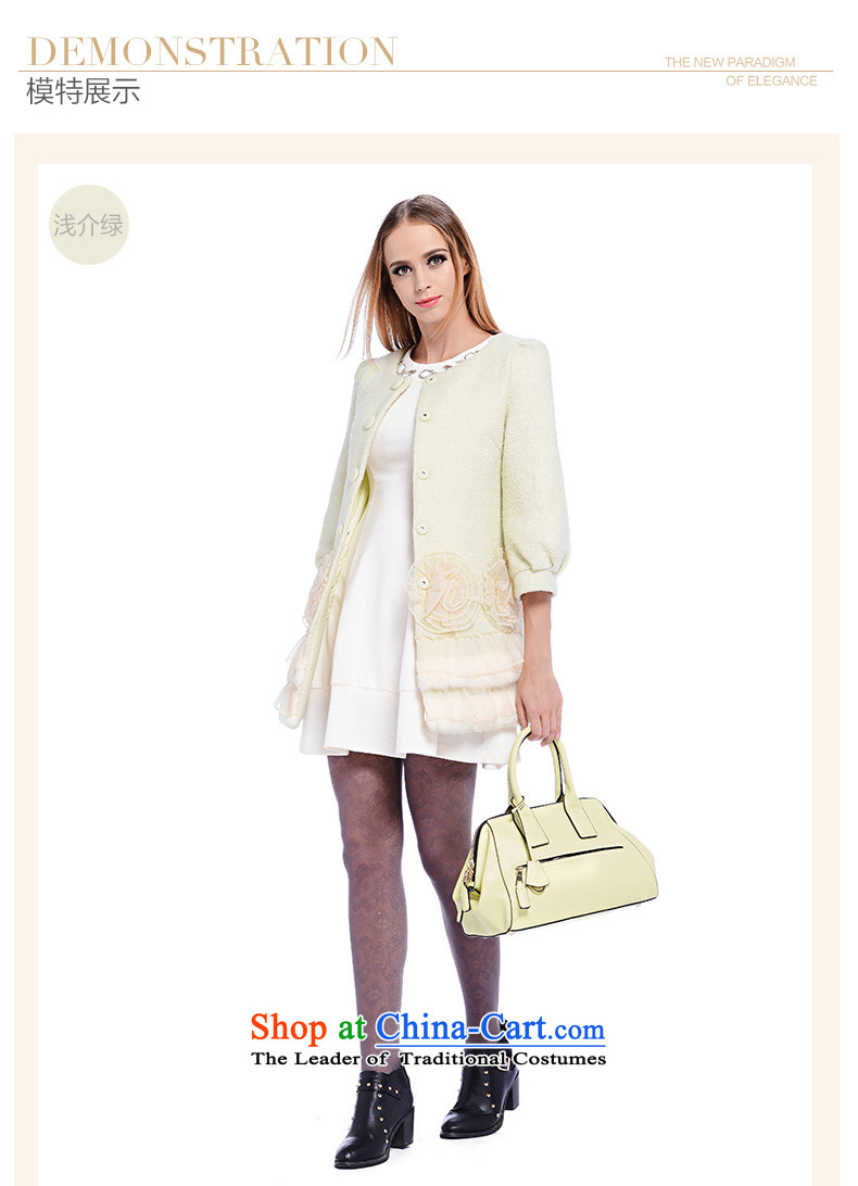 Zdorzi/ colorful Cheuk-yan 2015 autumn and winter new stylish 7 lanterns take long-sleeved stereo gross jacket 928302? Mr Gary CHENG green M photo light, prices, brand platters! The elections are supplied in the national character of distribution, so action, buy now enjoy more preferential! As soon as possible.