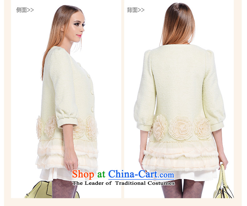 Zdorzi/ colorful Cheuk-yan 2015 autumn and winter new stylish 7 lanterns take long-sleeved stereo gross jacket 928302? Mr Gary CHENG green M photo light, prices, brand platters! The elections are supplied in the national character of distribution, so action, buy now enjoy more preferential! As soon as possible.