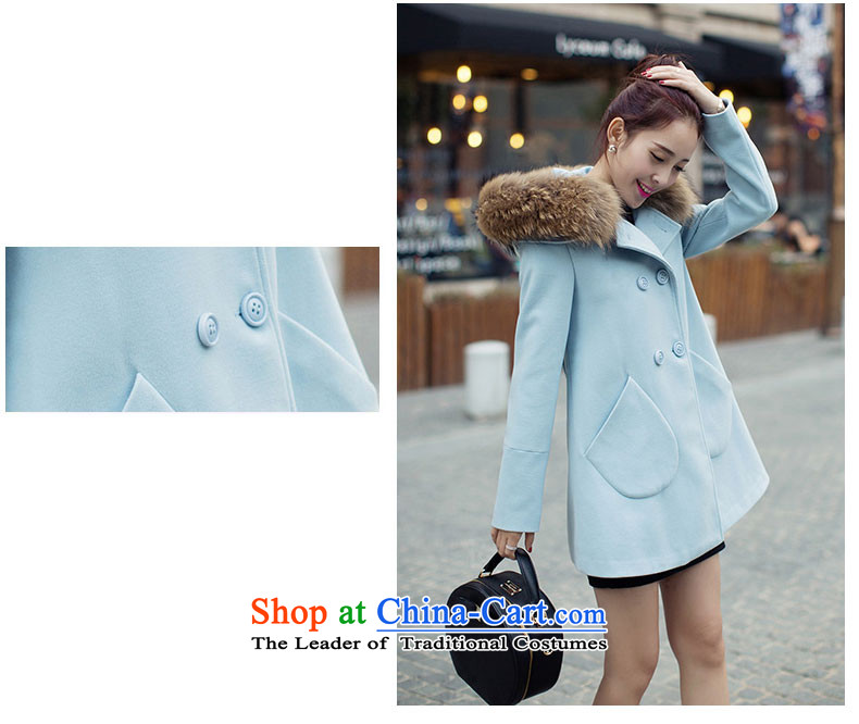 Good El docking cloak? female jacket coat gross Korean version 2015 Sau San autumn and winter new really gross for a wool coat girl in 1582 by the long red M picture, prices, brand platters! The elections are supplied in the national character of distribution, so action, buy now enjoy more preferential! As soon as possible.