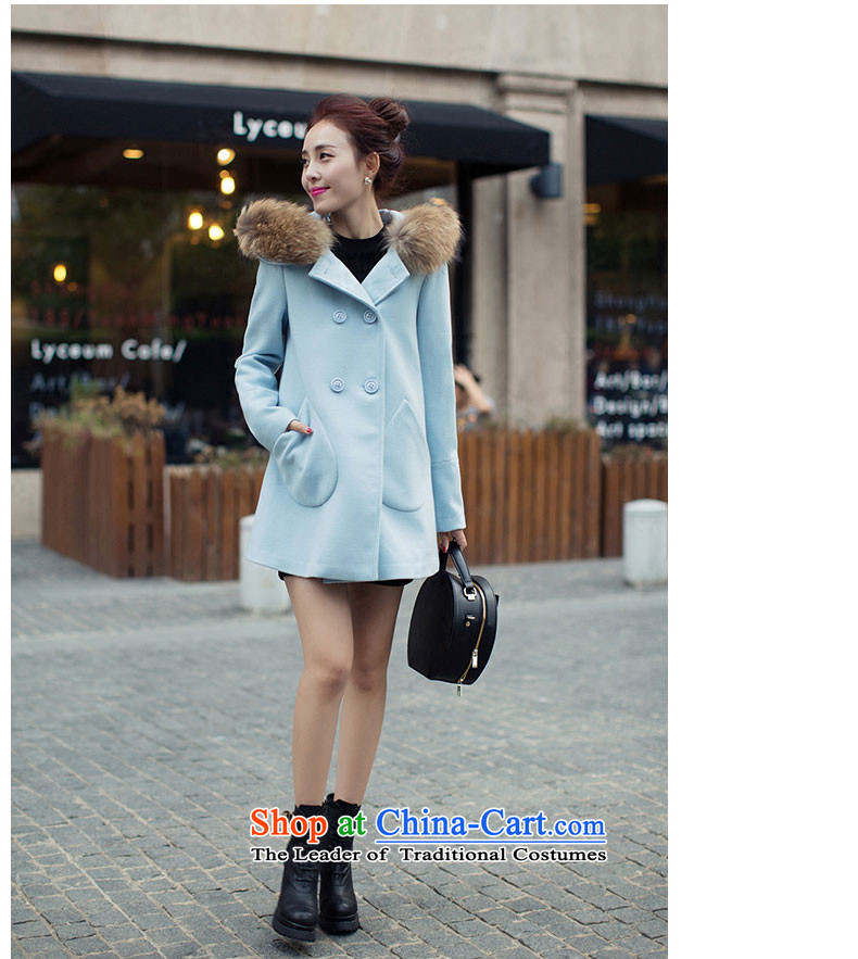 Good El docking cloak? female jacket coat gross Korean version 2015 Sau San autumn and winter new really gross for a wool coat girl in 1582 by the long red M picture, prices, brand platters! The elections are supplied in the national character of distribution, so action, buy now enjoy more preferential! As soon as possible.