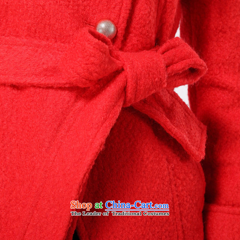 Flower In winter the new Korean short of Sau San women temperament jacket for Gross Gross 29DD42946 chinese red cloak? S, flower to (duoyi) , , , shopping on the Internet