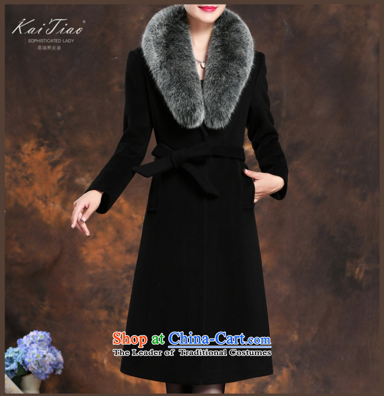 The high end of the cashmere overcoat female winter 2015 New Fox for long. Made from Gross Gross jacket counters? Genuine gross coats black M pictures?, prices, brand platters! The elections are supplied in the national character of distribution, so action, buy now enjoy more preferential! As soon as possible.