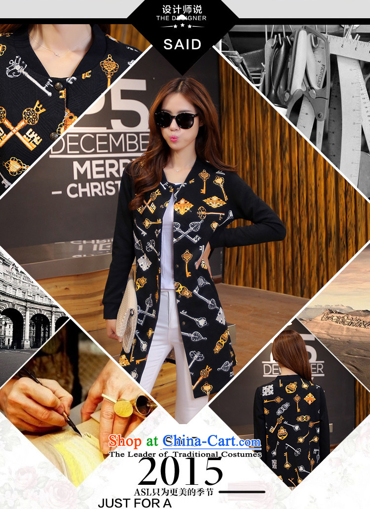 2015 Autumn and winter Zz&ff new Korean large relaxd and video clip cotton waffle thin stamp in long coats of small female black windbreaker XXXL picture, prices, brand platters! The elections are supplied in the national character of distribution, so action, buy now enjoy more preferential! As soon as possible.