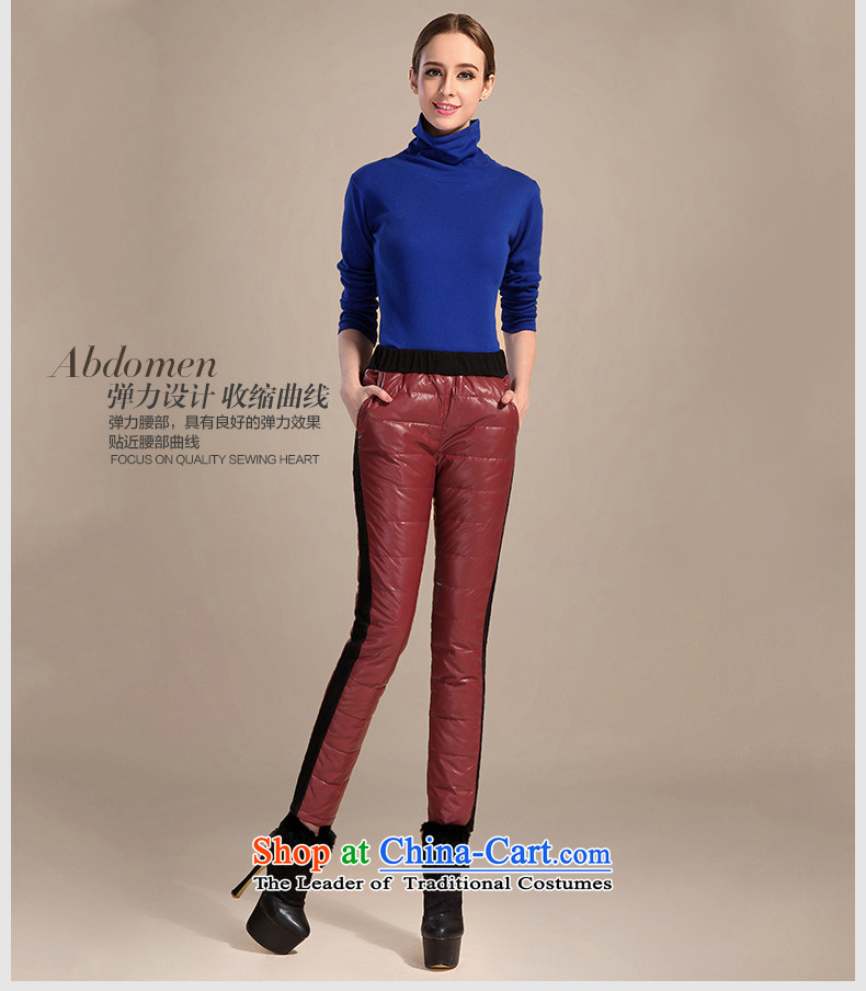 Ms. Cheung Hengyuan winter trousers, wearing a thick duvet duplex PU graphics skinny legs Pants offer-of-season clearance 1# black 165 88A. L picture, prices, brand platters! The elections are supplied in the national character of distribution, so action, buy now enjoy more preferential! As soon as possible.