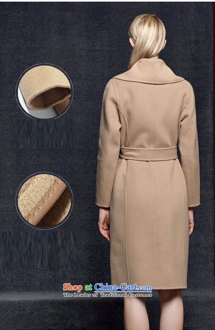 The suspension of the autumn and winter 2015 Yuen new Korean girl in Sau San cashmere overcoat long woolen coat loose simple two-sided jacket coat? female gross 8007 card its L pictures, prices, brand platters! The elections are supplied in the national character of distribution, so action, buy now enjoy more preferential! As soon as possible.