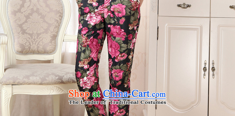 Hang Cheung winter clothing in the source of older women's clothes thin feather mother trousers, wearing a thick warm down inside the pot-of-Season 8# Peony floral 165 88A. L picture, prices, brand platters! The elections are supplied in the national character of distribution, so action, buy now enjoy more preferential! As soon as possible.