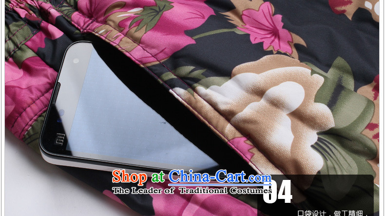 Hang Cheung winter clothing in the source of older women's clothes thin feather mother trousers, wearing a thick warm down inside the pot-of-Season 8# Peony floral 165 88A. L picture, prices, brand platters! The elections are supplied in the national character of distribution, so action, buy now enjoy more preferential! As soon as possible.