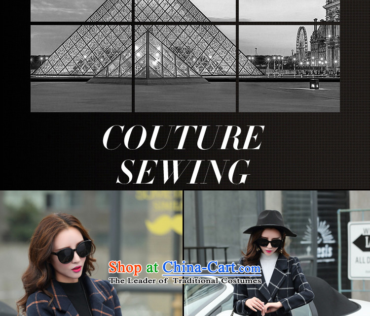 The easel 2015 Autumn Yat new Korean Cashmere Sweaters coats and stylish, Japan and the rok grid Sau San cards in a large long thin hair? coats video female Stylish coat orange, L pictures, prices, brand platters! The elections are supplied in the national character of distribution, so action, buy now enjoy more preferential! As soon as possible.