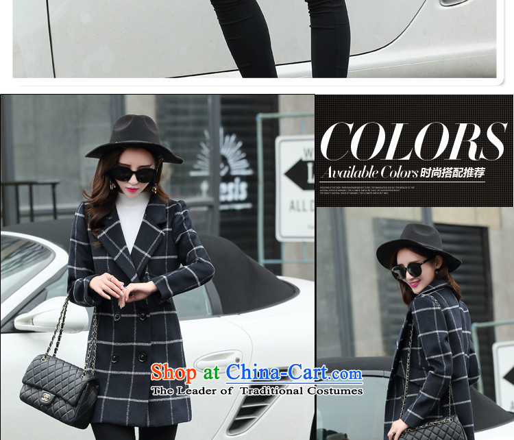 The easel 2015 Autumn Yat new Korean Cashmere Sweaters coats and stylish, Japan and the rok grid Sau San cards in a large long thin hair? coats video female Stylish coat orange, L pictures, prices, brand platters! The elections are supplied in the national character of distribution, so action, buy now enjoy more preferential! As soon as possible.