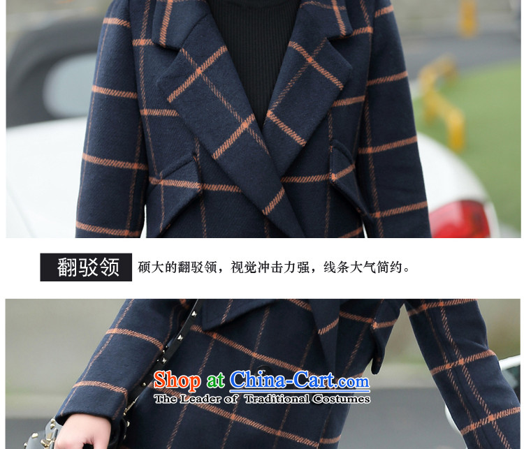 The easel 2015 Autumn Yat new Korean Cashmere Sweaters coats and stylish, Japan and the rok grid Sau San cards in a large long thin hair? coats video female Stylish coat orange, L pictures, prices, brand platters! The elections are supplied in the national character of distribution, so action, buy now enjoy more preferential! As soon as possible.